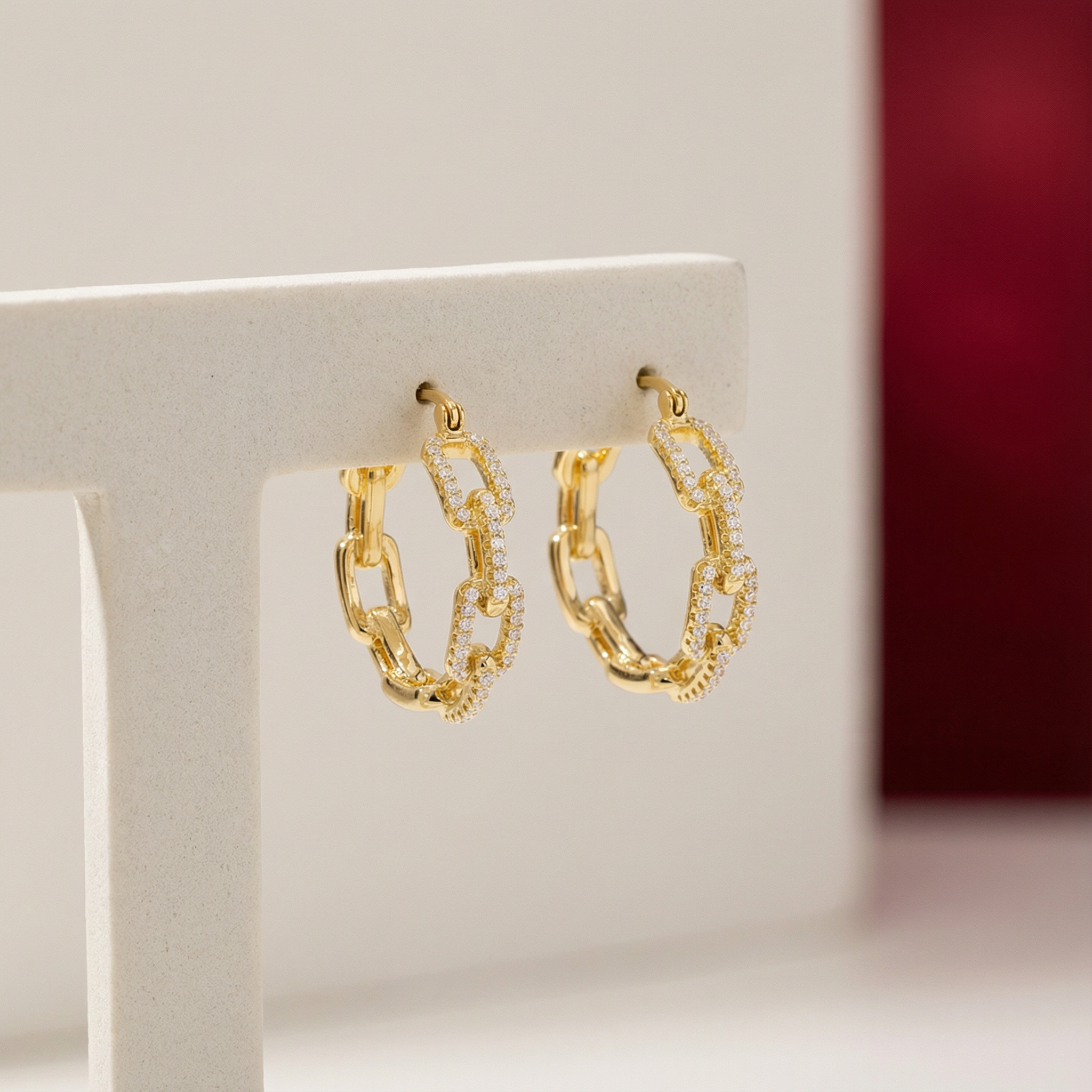 Grand Pave Statement Earrings