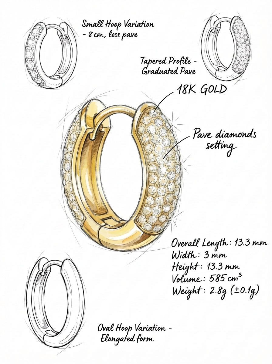 Daily Diamond Drop Earrings