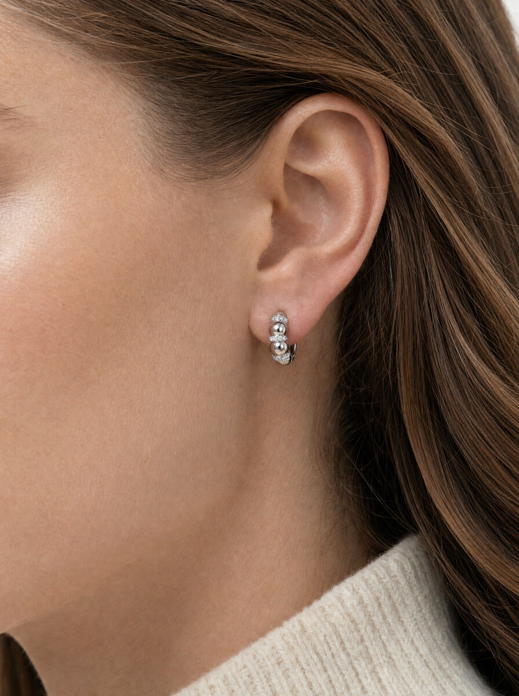 Petite Diamond Stud Earrings
