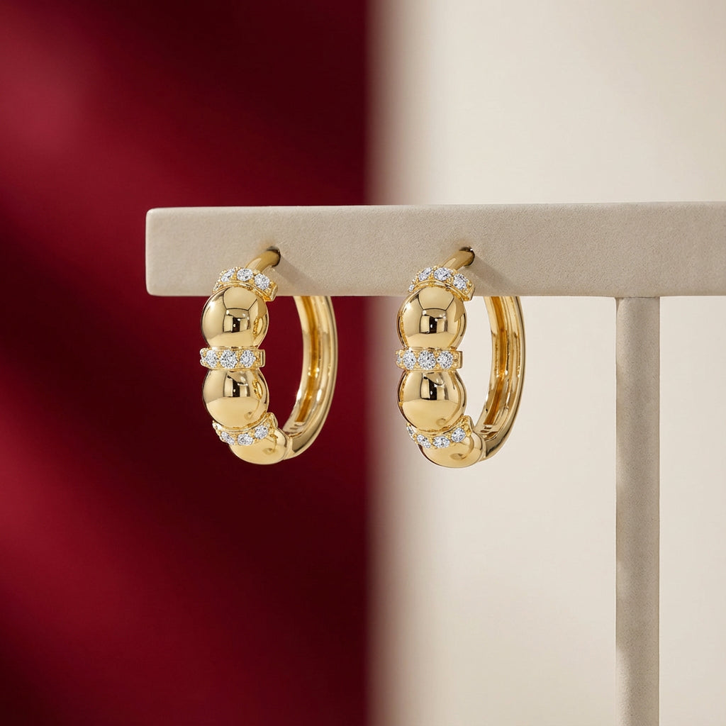 Petite Diamond Stud Earrings