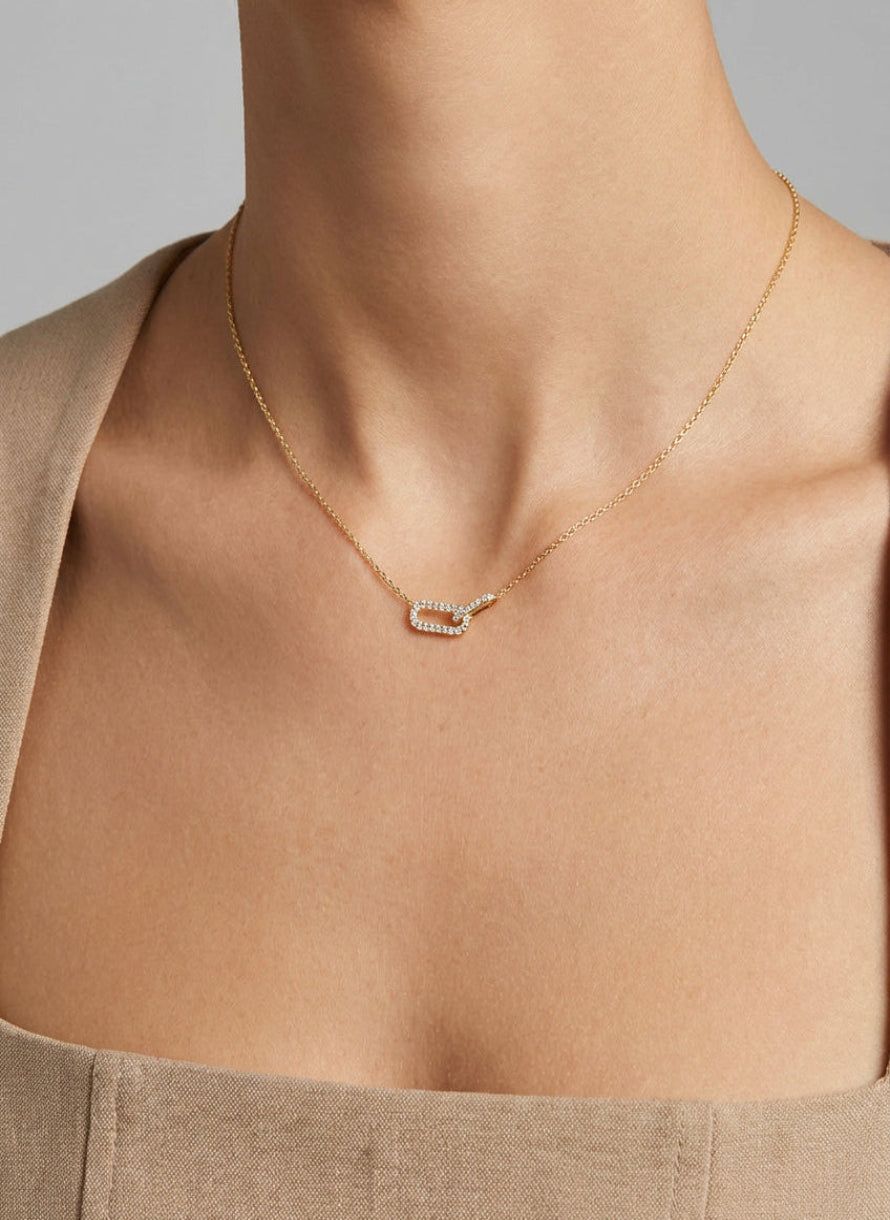 Celestial Pave Pendant Necklace