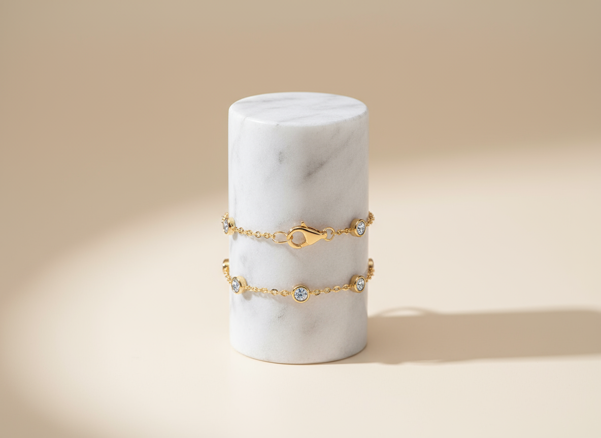 Daily Diamond Station Bracelet