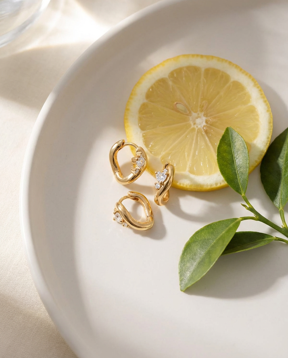 Artisan Diamond Drop Earrings