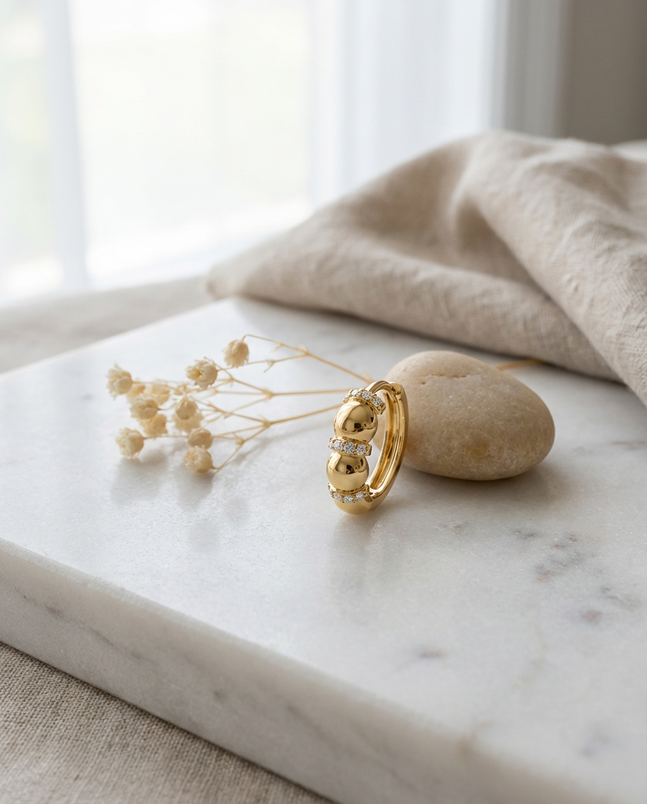 Petite Diamond Stud Earrings
