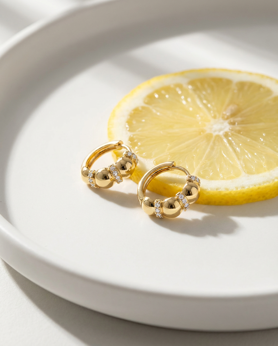 Petite Diamond Stud Earrings