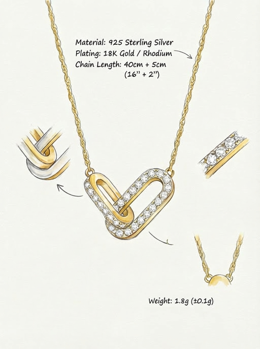Celestial Pave Pendant Necklace