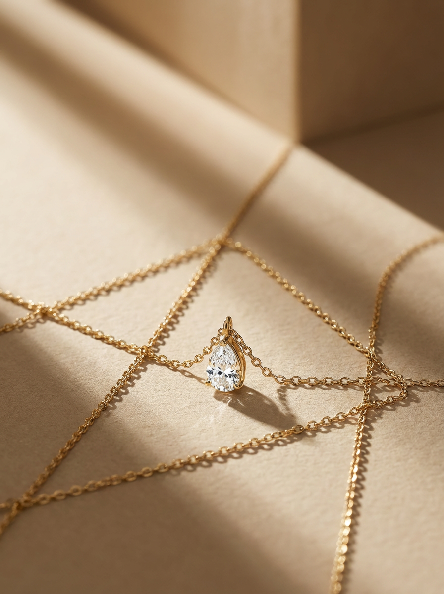 Daily Diamond Pendant Necklace