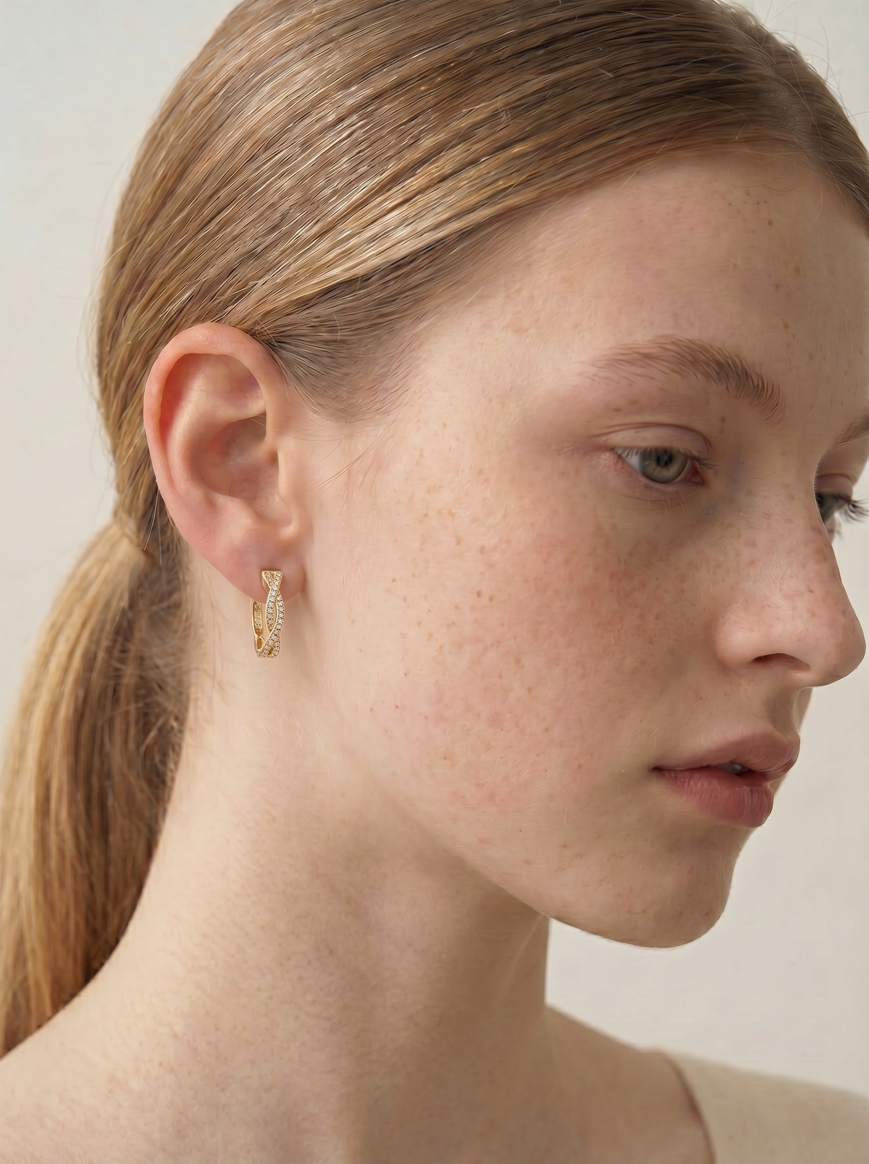 Brilliant Diamond Halo Earrings