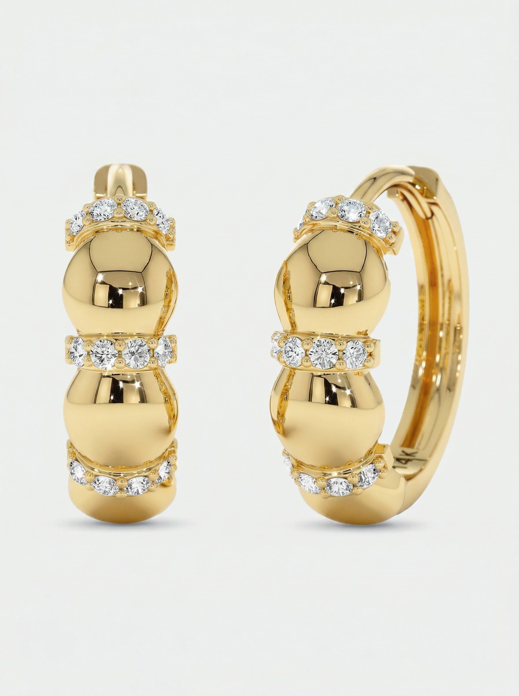 Petite Diamond Stud Earrings