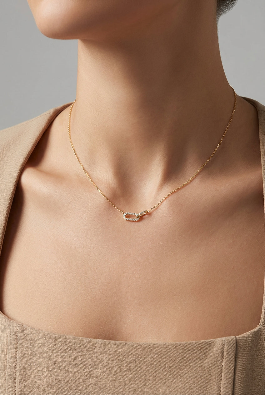 Celestial Pave Pendant Necklace