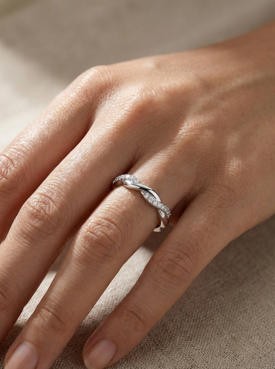 Radiant Moissanite Statement Ring