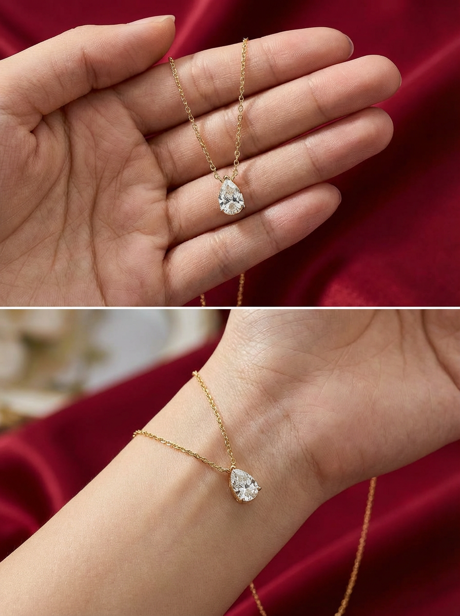 Daily Diamond Pendant Necklace