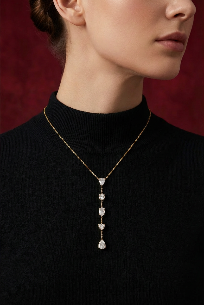 Dainty Gemstone Choker Necklace