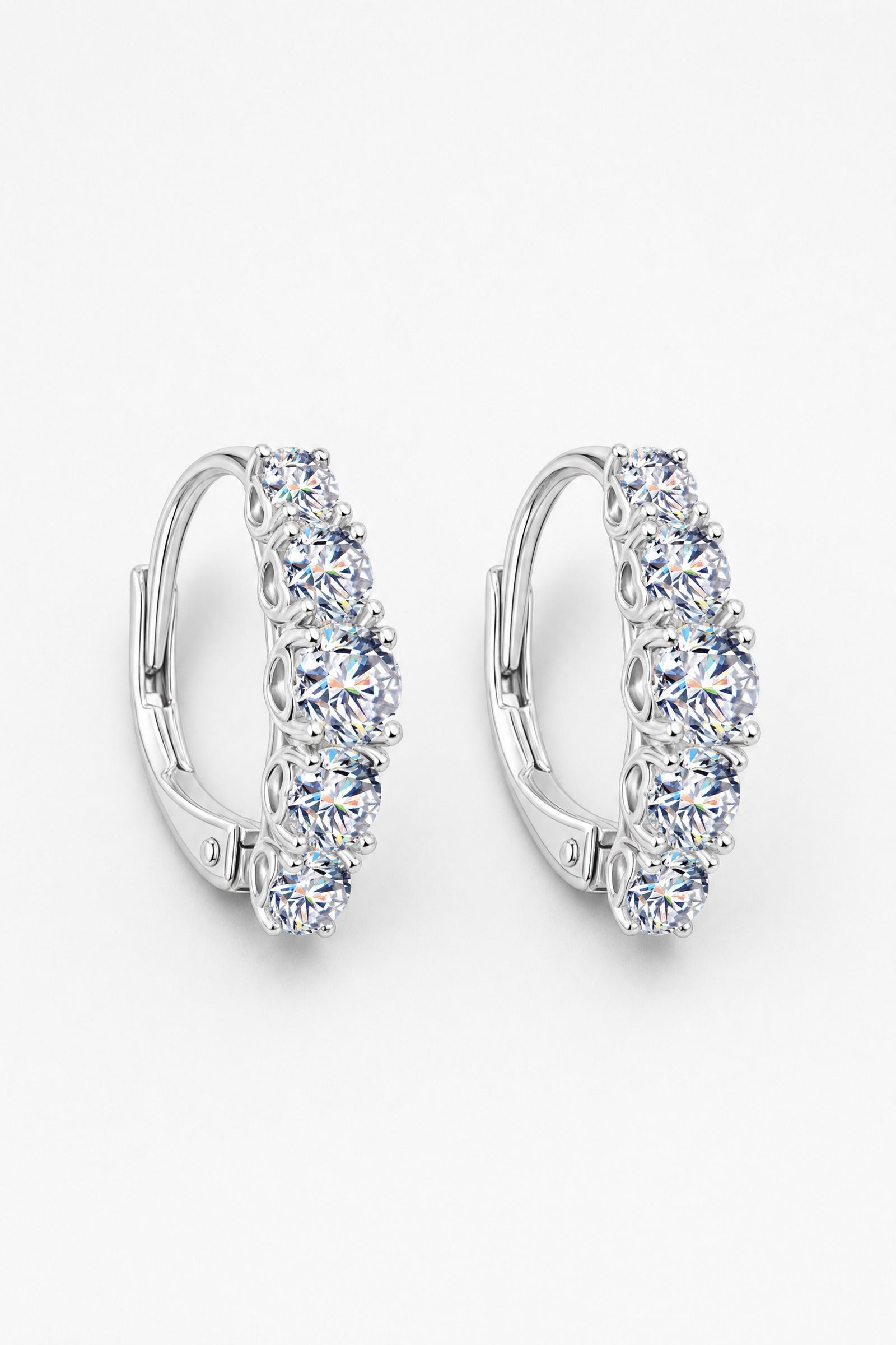 Brilliant Diamond Halo Earrings