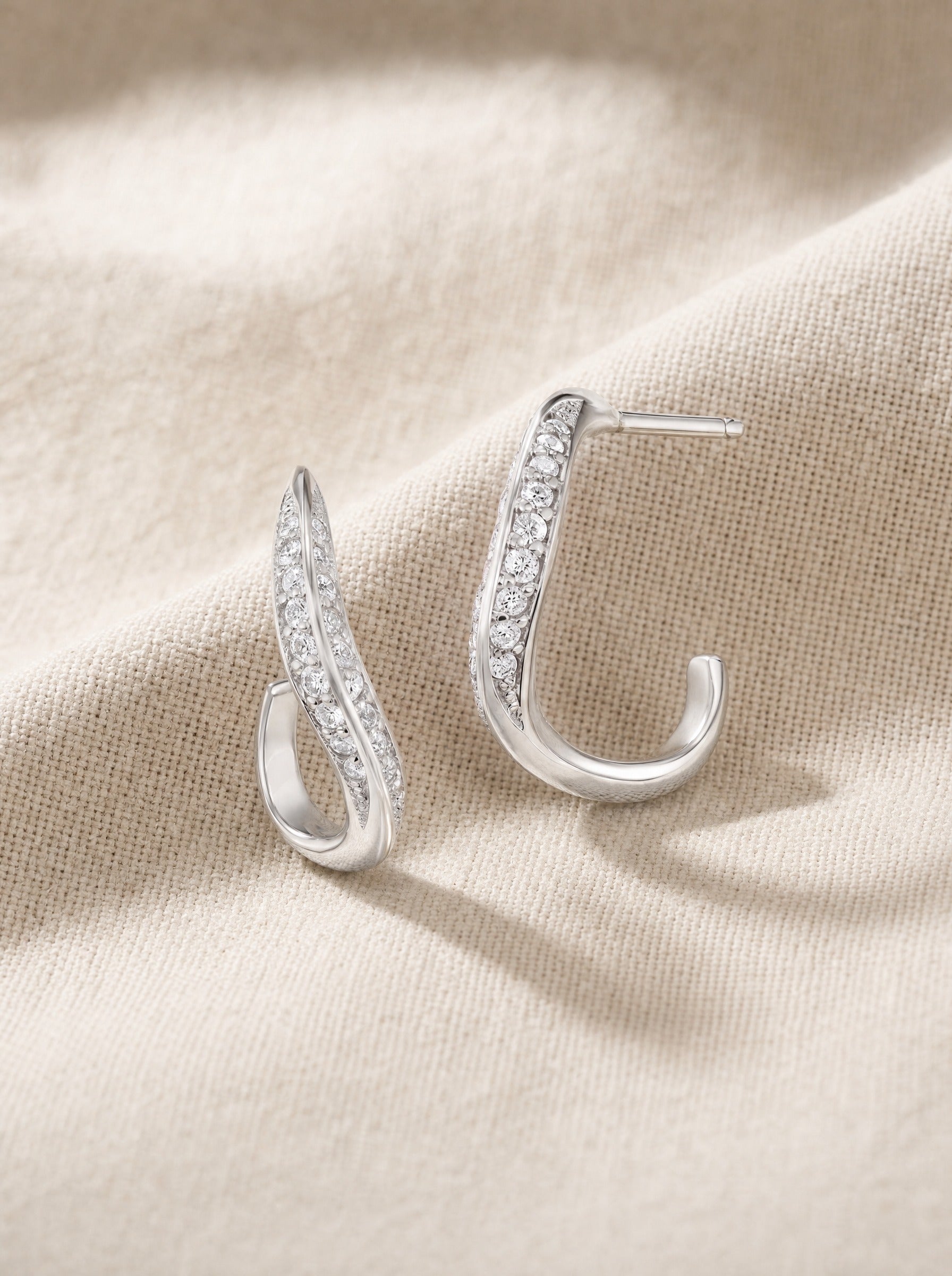 Modern Pave Ear Cuff