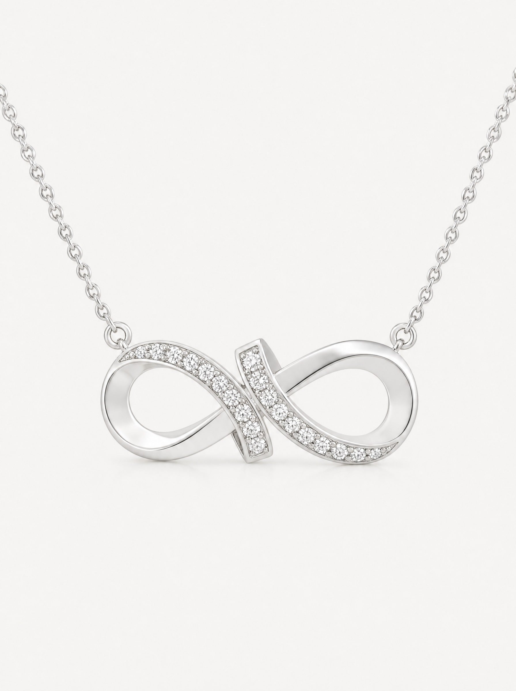 Modern Pave Bar Necklace