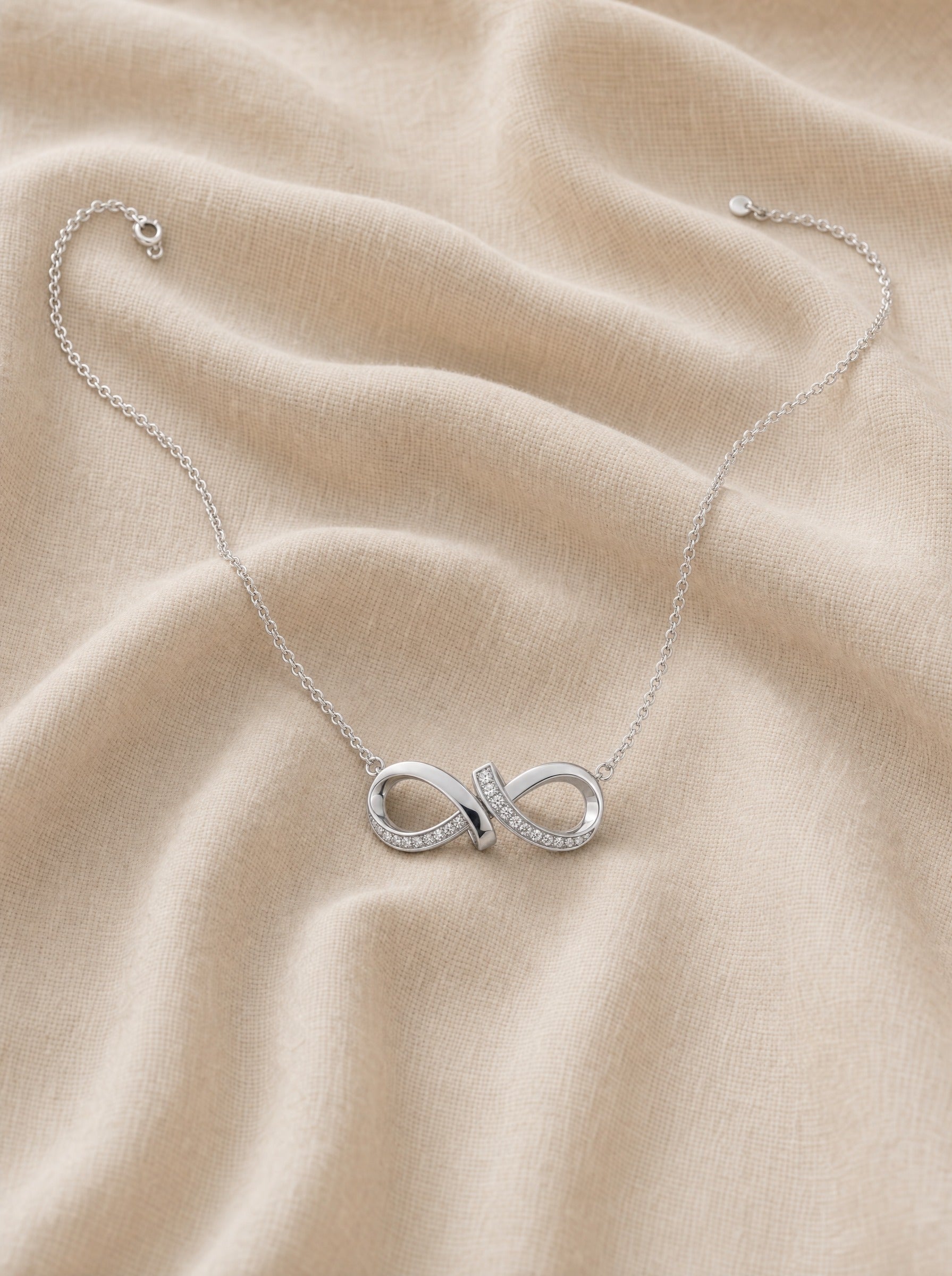Modern Pave Bar Necklace