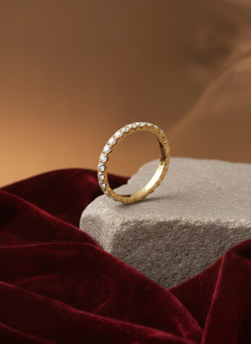 Promise Moissanite Solitaire Ring