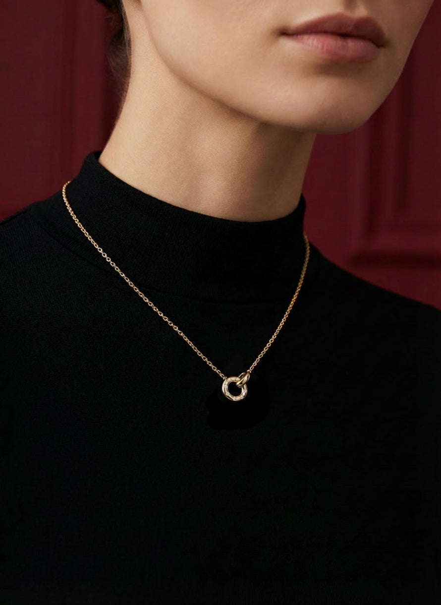 Elegant Diamond Y-Necklace